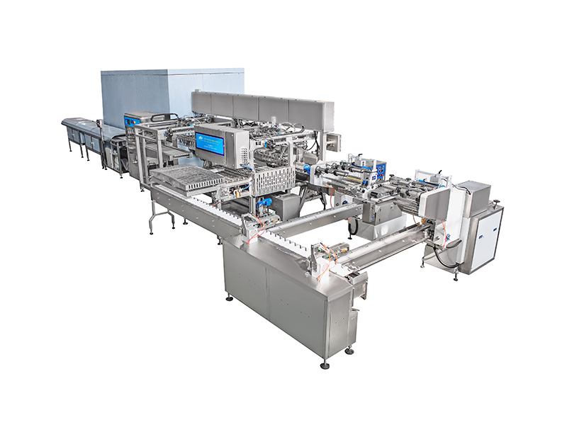 Ice Cream Tray Tunnel With Filling Station (Extrusion Machine)